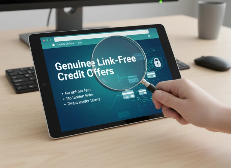 How to Spot Genuine Link Free Kredit Offers Online