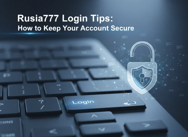Rusia777 Login Tips: How to Keep Your Account Secure