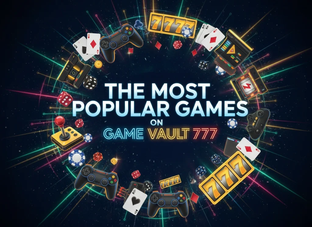 The Most Popular Games on Game Vault 777