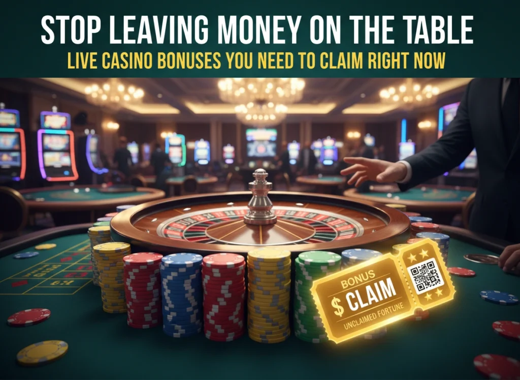 Stop Leaving Money on the Table: Live Casino Bonuses You Need to Claim Right Now