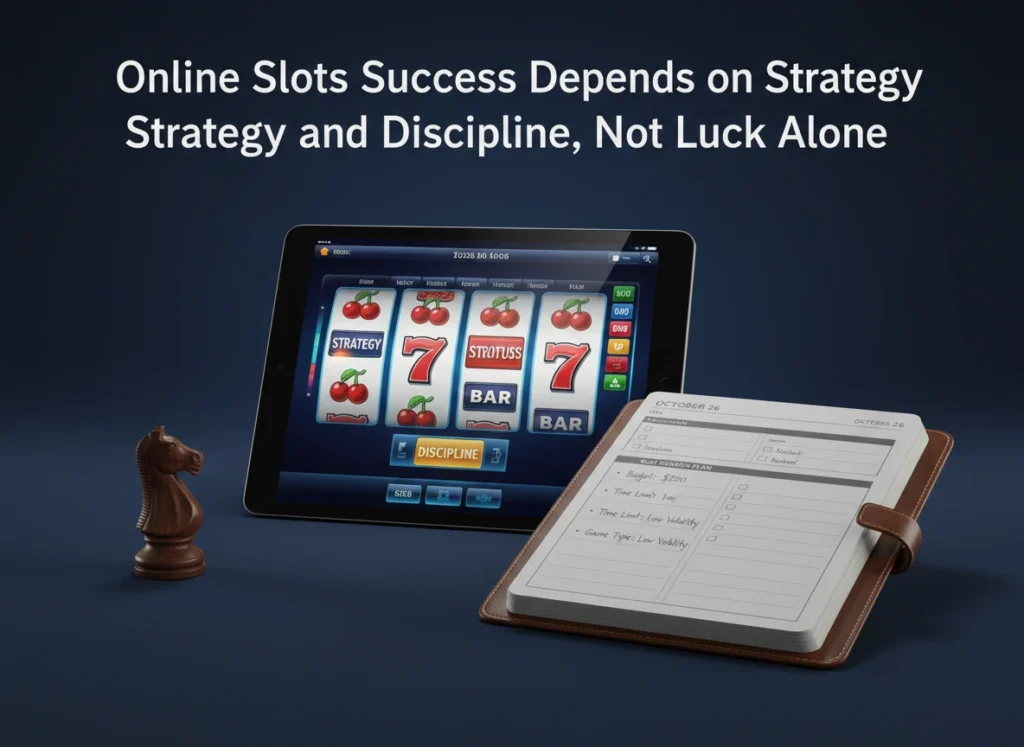 Online Slots Success Depends on Strategy and Discipline, Not Luck Alone