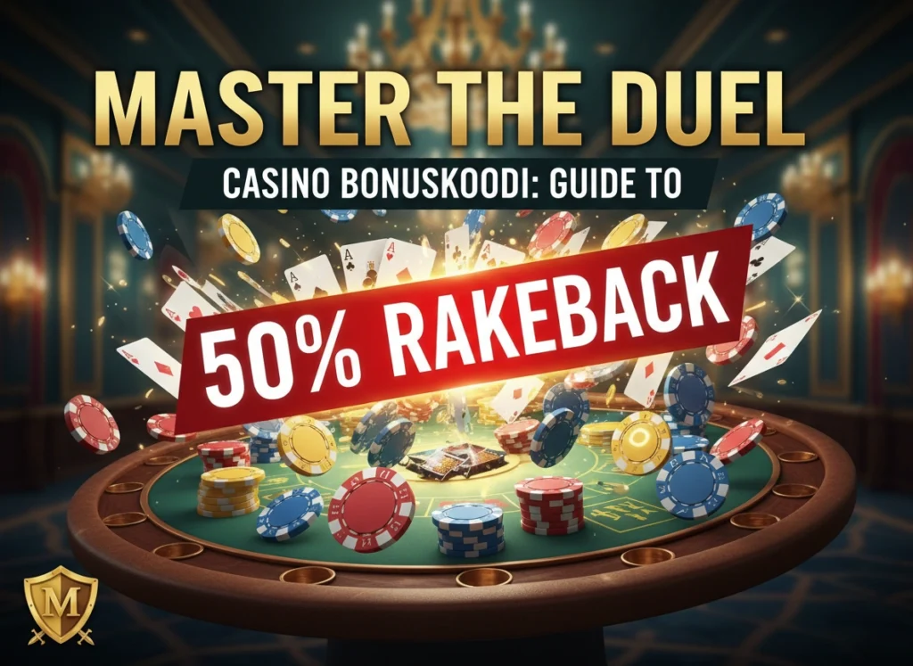 Master the Duel Casino Bonuskoodi: Guide to 50% Rakeback