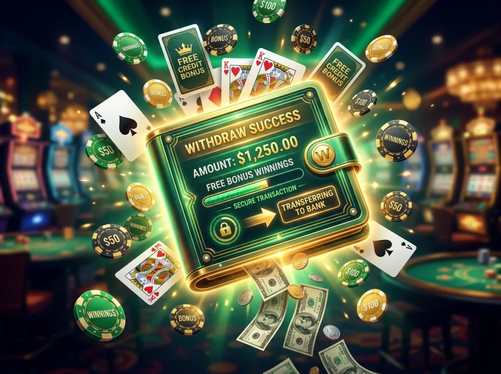 How to Withdraw Winnings From Free Credit Casino Bonuses