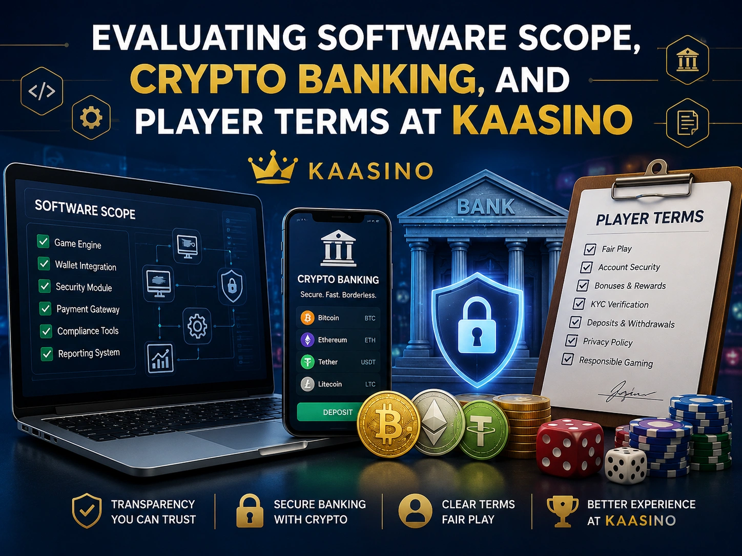 Evaluating Software Scope, Crypto Banking, and Player Terms at Kaasino